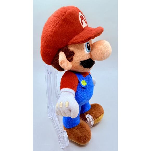 Super Mario Bros Plush Lot Of 6 Mario Toad Green Yoshi Rare Art 2010 - Picture 7 of 16